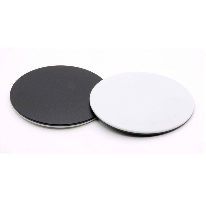 120mm Diameter Plastic Round Plate Load Board Working Stage White Black Board for Biological Stereo Microscope Bottom Plate WG02.225